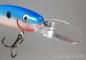 Preview: BALSA MINNOW Wobbler, schwimmend, Farbe: BSO Blue-White-Orange, Größe 10 ( 9,5 cm), Gewicht: 18 Gramm,  von Bagley Bait